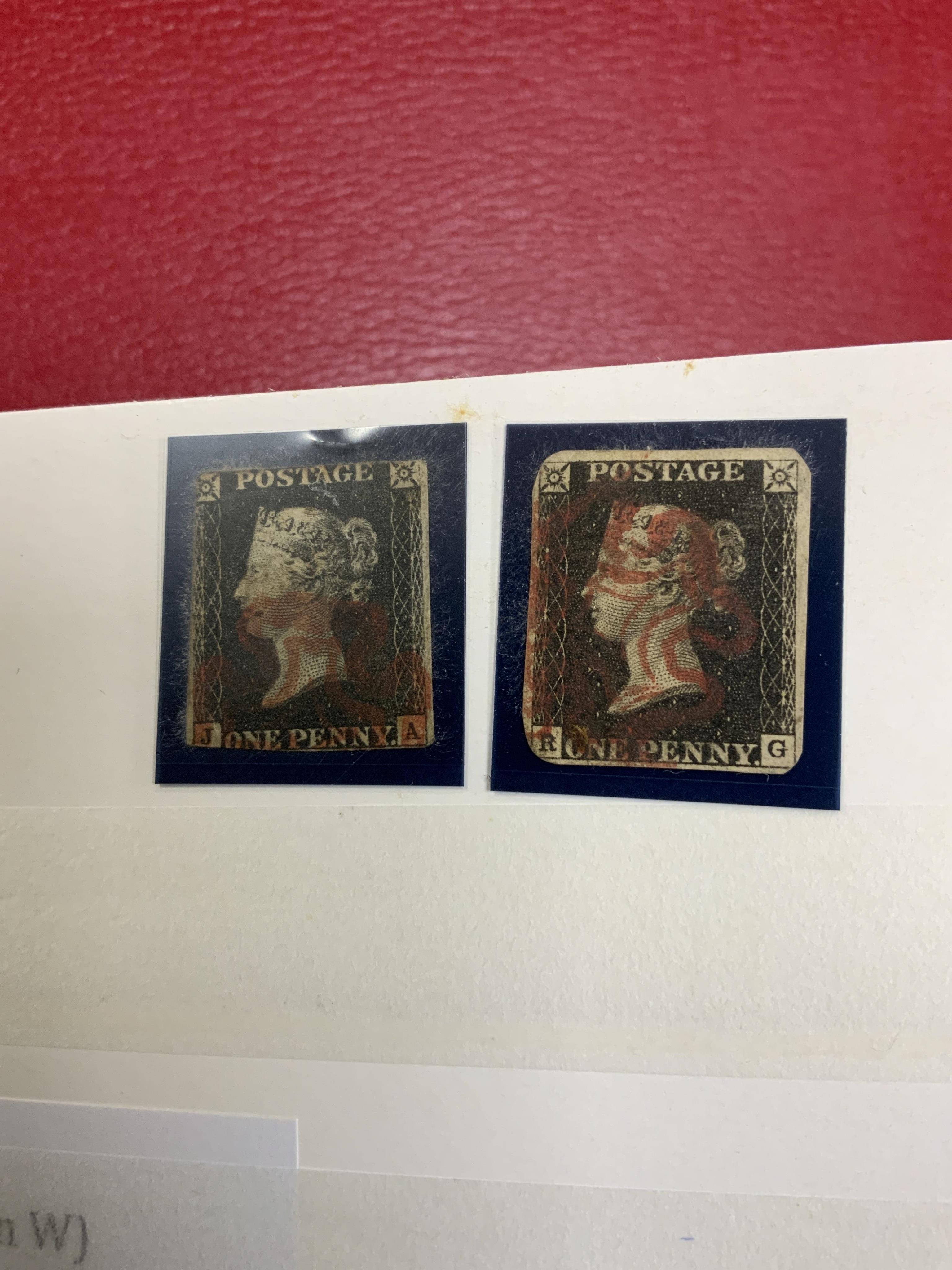 A collection of postage stamps, including early Victoria issues; stock books containing five - 1d 1840 Penny Blacks, two - 2d 1840 Two Pence Blues, eight - 1d 1841 Penny Reds, four 2d - 1841 Two Pence Blues, plus a subst